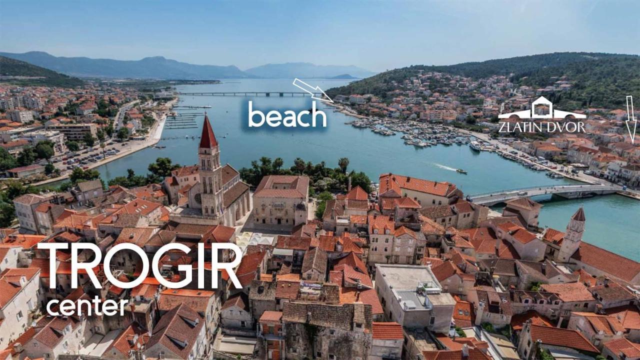 Apartment Zlatin Dvor - For 3, Terrace, Center, At 5-min, Bike Friendly Trogir